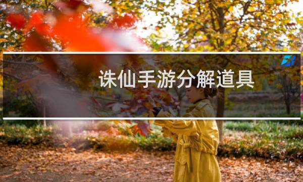 诛仙手游分解道具