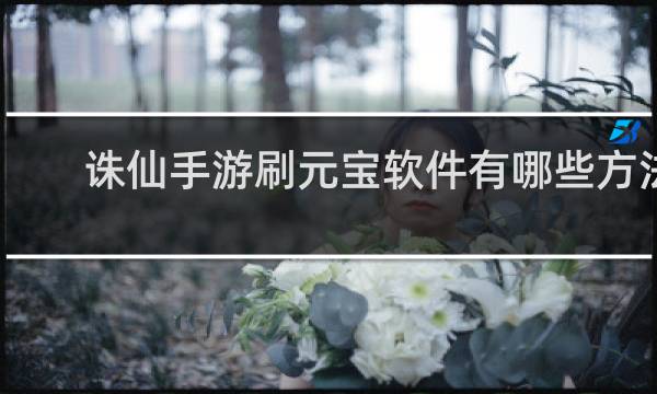 诛仙手游刷元宝软件有哪些方法