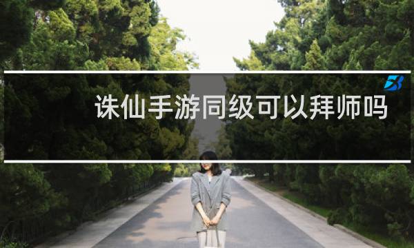 诛仙手游同级可以拜师吗