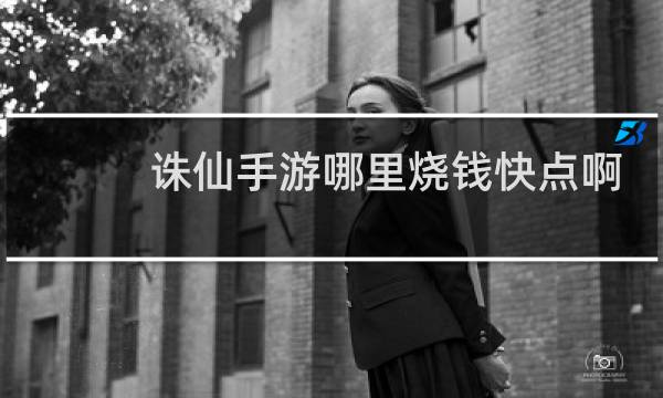 诛仙手游哪里烧钱快点啊