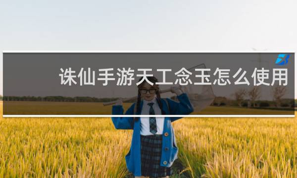 诛仙手游天工念玉怎么使用