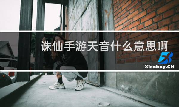 诛仙手游天音什么意思啊