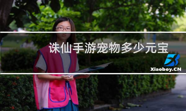 诛仙手游宠物多少元宝