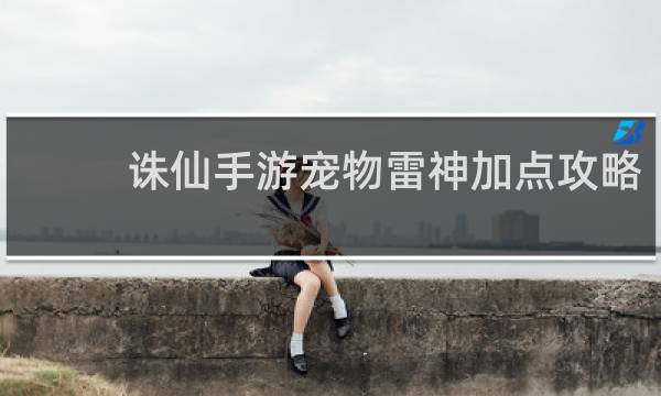 诛仙手游宠物雷神加点攻略