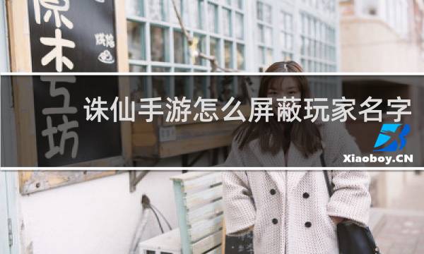 诛仙手游怎么屏蔽玩家名字