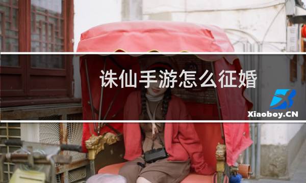 诛仙手游怎么征婚