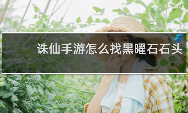 诛仙手游怎么找黑曜石石头