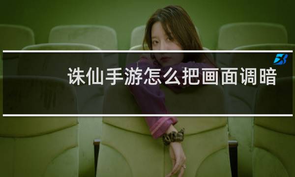 诛仙手游怎么把画面调暗