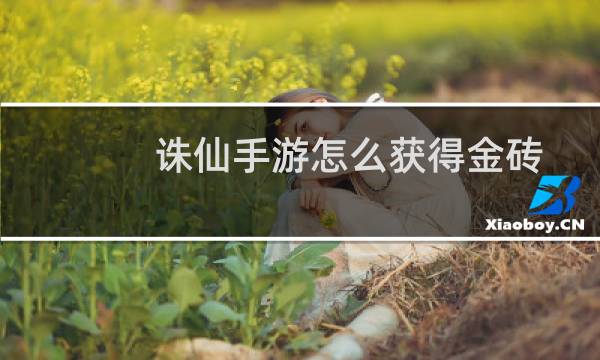 诛仙手游怎么获得金砖
