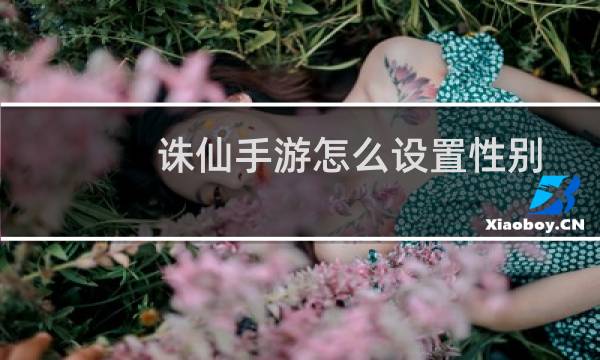 诛仙手游怎么设置性别