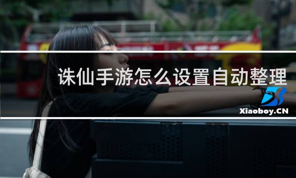 诛仙手游怎么设置自动整理