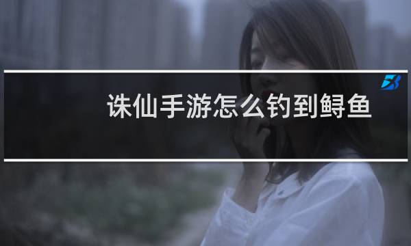 诛仙手游怎么钓到鲟鱼