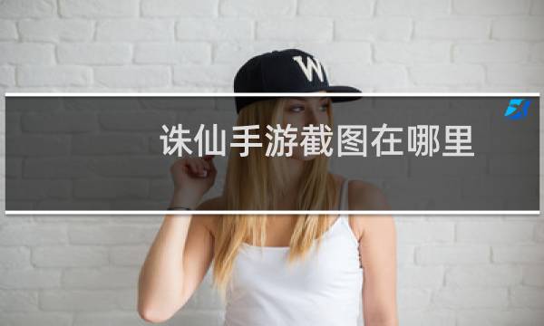 诛仙手游截图在哪里