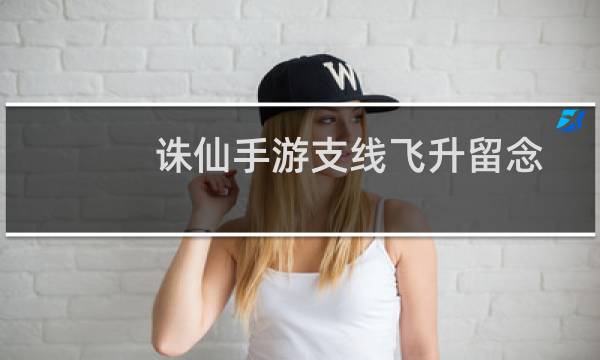 诛仙手游支线飞升留念