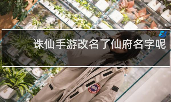 诛仙手游改名了仙府名字呢