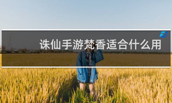 诛仙手游梵香适合什么用