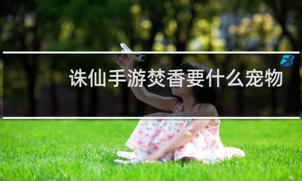 诛仙手游焚香要什么宠物