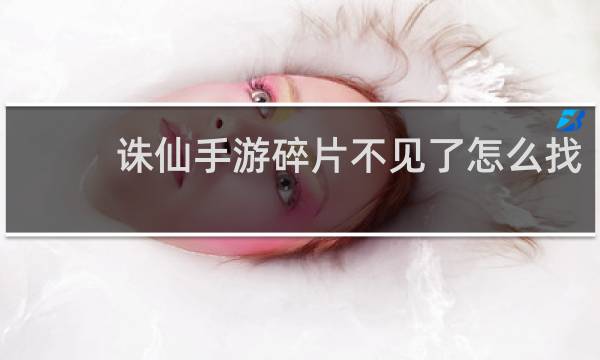 诛仙手游碎片不见了怎么找