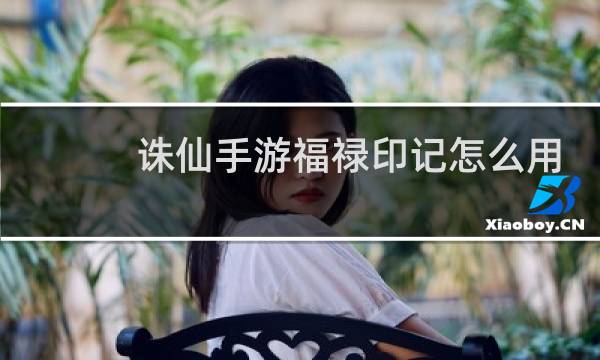 诛仙手游福禄印记怎么用