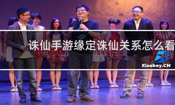 诛仙手游缘定诛仙关系怎么看