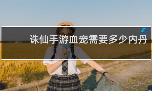 诛仙手游血宠需要多少内丹