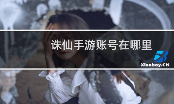 诛仙手游账号在哪里