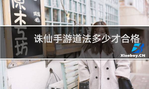 诛仙手游道法多少才合格