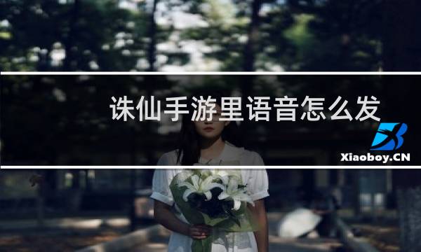 诛仙手游里语音怎么发