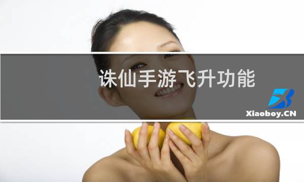 诛仙手游飞升功能