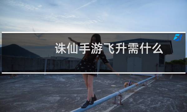 诛仙手游飞升需什么