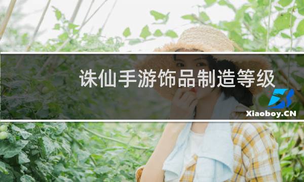 诛仙手游饰品制造等级