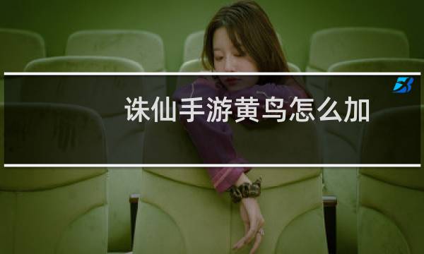 诛仙手游黄鸟怎么加