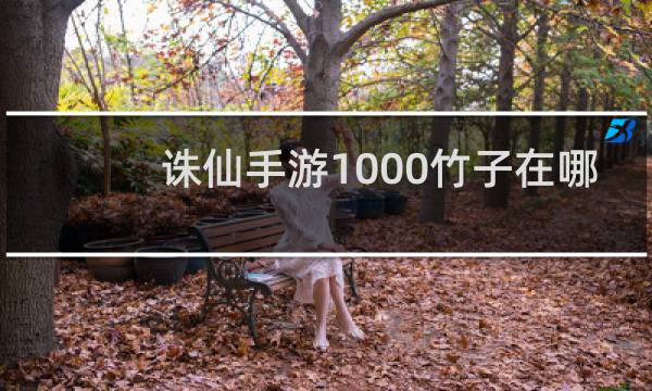 诛仙手游1000竹子在哪