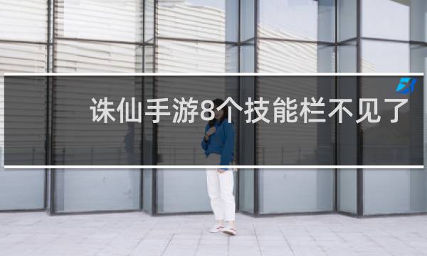 诛仙手游8个技能栏不见了
