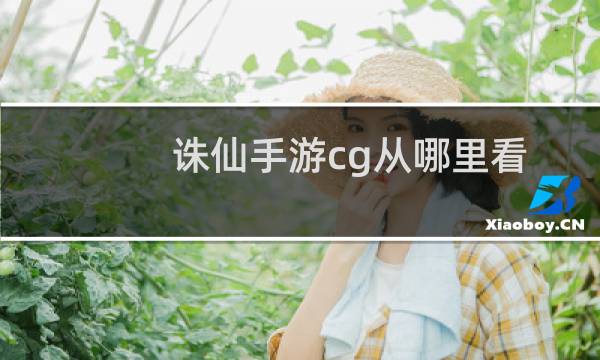 诛仙手游cg从哪里看