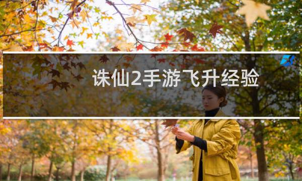 诛仙2手游飞升经验