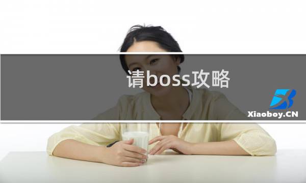 请boss攻略