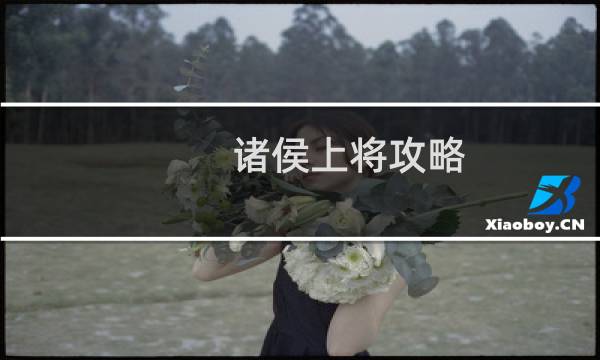 诸侯上将攻略