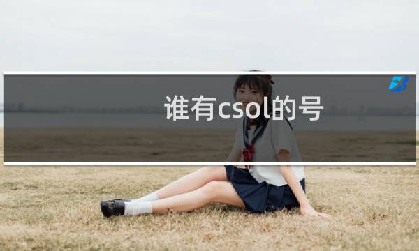 谁有csol的号