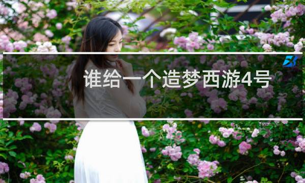 谁给一个造梦西游4号