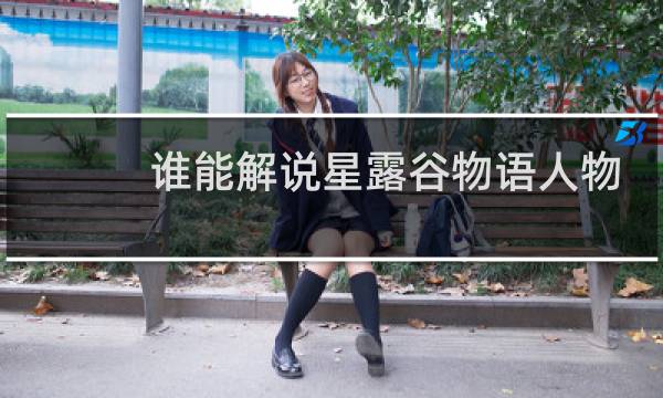 谁能解说星露谷物语人物