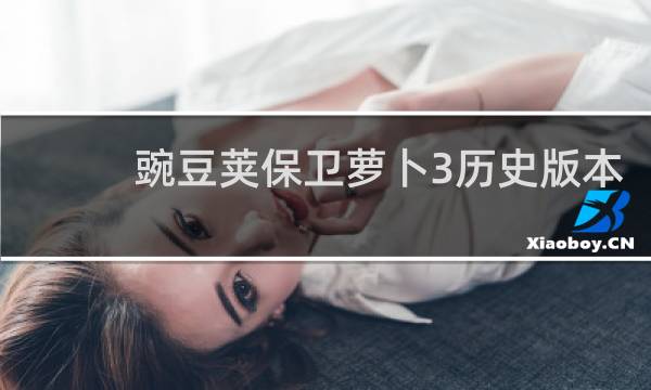 豌豆荚保卫萝卜3历史版本