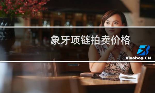 象牙项链拍卖价格