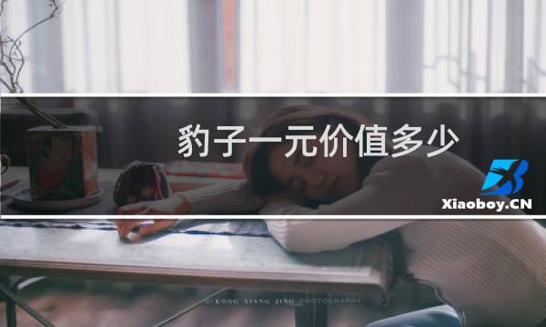 豹子一元价值多少