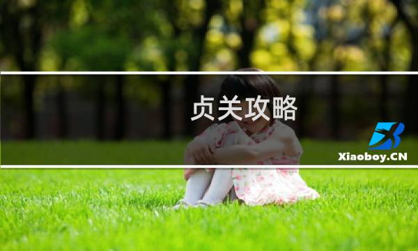 贞关攻略