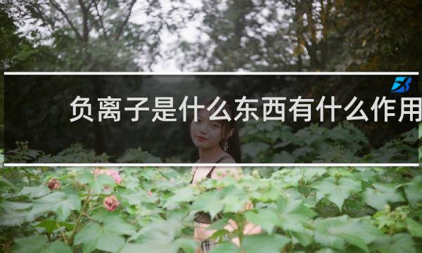 负离子是什么东西有什么作用