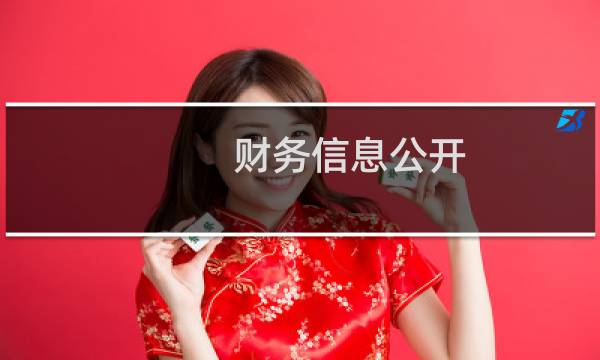 财务信息公开
