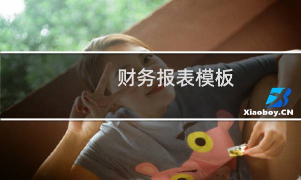 财务报表模板