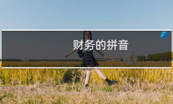 财务的拼音