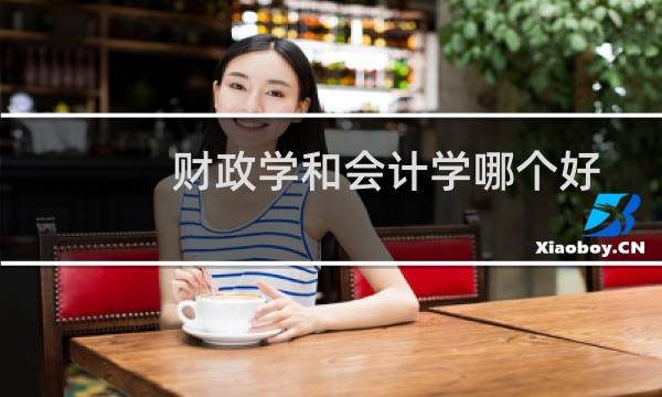 财政学和会计学哪个好